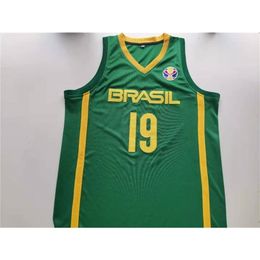 Uf Chen37 rare maillot de basket-ball hommes jeunes femmes Vintage Brésil Leandro Barbosa College taille S-5XL personnalisé n'importe quel nom ou numéro