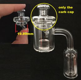 UFO Bubble Carb Cap dôme rond pour OD 25mm XL Flat Top Quartz thermique Banger Nails Opaque Bottom Gavel Nail Bongs Oil Rigs