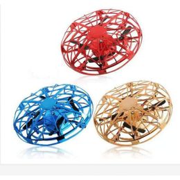 RC / Electric UFO Toy Gesture Senting Aircraft Fidget Spinner Intelligent Floating Ball Ball Fidget Set Luminal Fly Fly Ufo Toy pour enfants