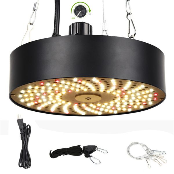 UFO LED Grow Light 168 LED Lámpara de planta regulable de espectro completo para plantas de jardín de interior Plantas de invernadero tales verduras Suculentas Flor Plántula hidropónica