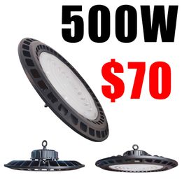 UFO LED High Bay Light, éclairage pour entrepôt IP65 étanche, super lumineux 60000LM 6000K-6500K blanc froid AC85-265V Crestech888