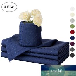 UFriday 4-Pack Dish Table-Napkins Handdoek Servet Keuken Thuis Wafel-Patroon Tafel Servet 43x43cm Zakdoek Doek Servetten1