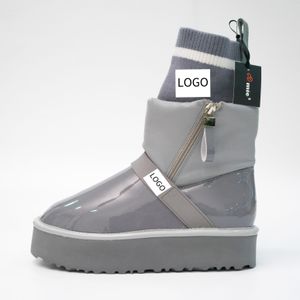 UG Fashion Boots imperméables pour les femmes DWA111392 Bottes de neige de fourrure causale Chaussures élégantes hiver en plein air