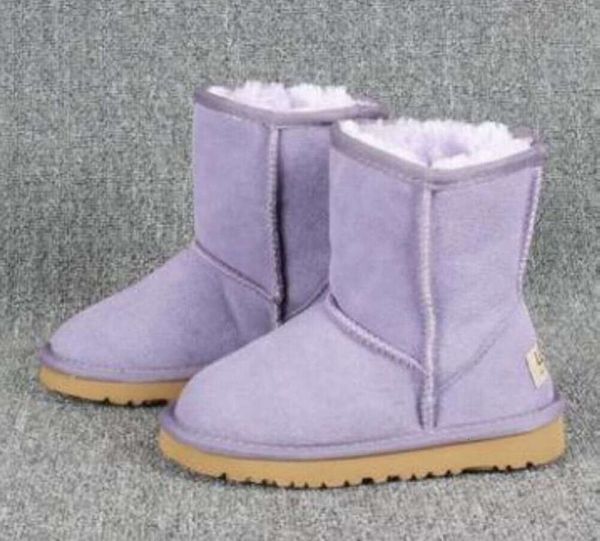 UG G Hot SALE Nouveau Real Australia uggssy Haute qualité Kid Garçons filles enfants bébé bottes de neige chaudes Étudiants adolescents Neige Hiver DORP expédition