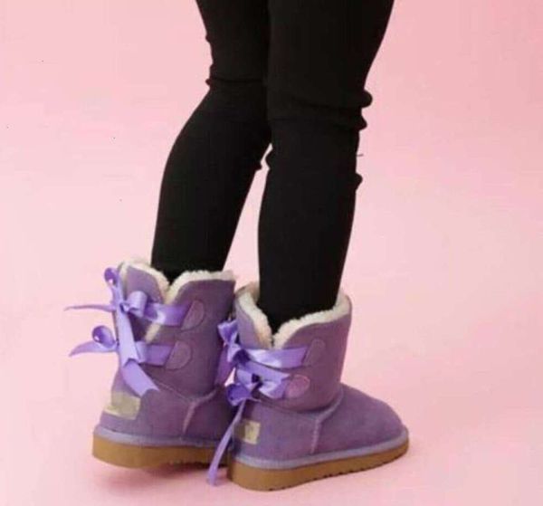 UG G Vente chaude chaud Nouvelles bottes enfants Australie bottes de neige Designer enfants chaussures hiver classique Ultra Mini Botton bébé garçons filles bottines 24
