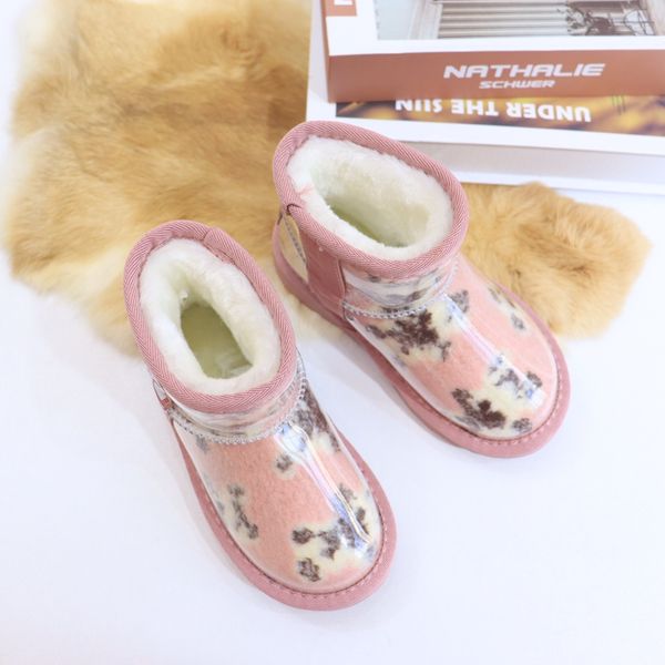 UG Jelly Boots chaussures de bébé de dessin animé chaussures pour tout-petits chaussures de marche à semelles souples adaptées aux bébés vieux cadeau de Noël taille26-37