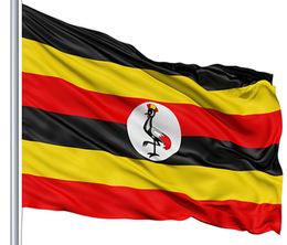 Uganda Flag 90x150cm Polyester 3x5 Oegandese UGA National Flag Banner Flying Hanging Woondecoratie Festival Sport