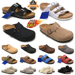 birkenstocks boston clogs sandals birkinstocks Sandales Designer pantoufles Arizona slides hommes femmes Lefort lacets boucle pantoufles Soft foot 【code ：L】