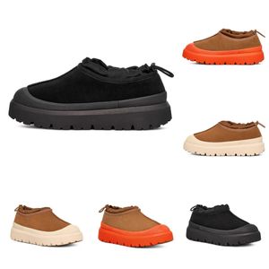 ugglie Tasman Weather Hybrid Designer Moda para mujer Zapatillas Botas Australiano Castaño Piel Plataforma de piel de oveja negra Australie Suede Botines de invierno