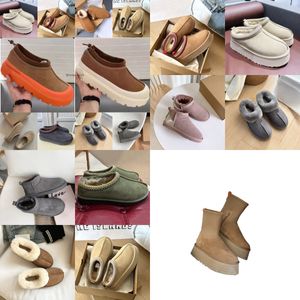 uggsboots women Slipper Ug Boots Otoño Invierno Australia Diseñador Mujeres Botas Hombres Clásico Tazz Slide Lana Lujo Warmplatforms Classic boot 54