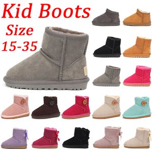 uggskid Mini Boot uggsboot tasman Baby Top qualité Garçons Filles ug Enfants Bottes Ultra uggssy Booties Australie Kid Snow Boot Designer Chaussures pour tout-petits Hiver Livraison gratuite