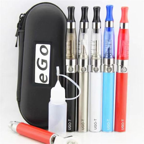 UGO-T Kit de démarrage de cigarettes électroniques Ugo-V Batterie Ugo-V Batterie 1100/900 / 650MAH Atomizer CE4 CE4 EGO VS Vaporisateur à fermeture à glissière VS EGO