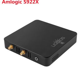 UGOOS AM6B plus TV Box 4GB 32 GB Amlogic S922X-J 2.2GHz Smart TV Box Android 9.0 5G WiFi BT 4K HD Media Player Set Topbox