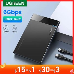 UGREEN HDD Case 2.5 boîtier de disque dur USB Type C SATA 5Gbps pour SSD HDD 9.5 7mm boîtier de disque dur externe Support UASP 240322