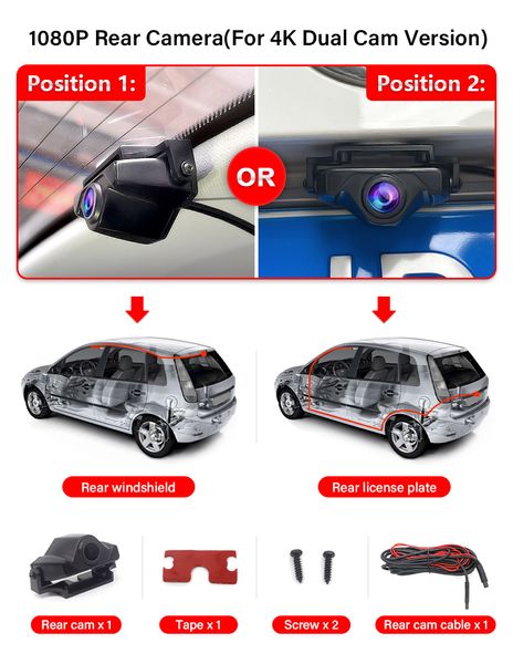 UHD 4K 2160p Plug and Play Car DVR WiFi Video Recorder Dash Cam For Volvo S60 2012 2013 S60L S80L XC70 2014 2015 V60 2012 ~ 2016
