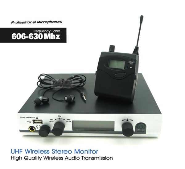 UHF Professional EW300 IEM G3 Monitor Wireless System with bodypack émetteur en oreille stéréo pour la voix en direct Performance de scène6115164