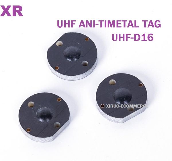 Étiquette métallique PCB RFID UHF, 16mm de diamètre, MINI étiquette PCB intelligente uhf avec adhésif pour le contrôle d'accès pour le suivi des étiquettes anti-métal rfid