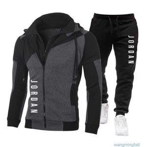 Uhpz Survêtements pour hommes Dunks Survêtements Ensemble Jogger Mode Classique Costume De Sport À Capuche Pantalon Designer Marque Garçon Fermeture À Glissière Bas