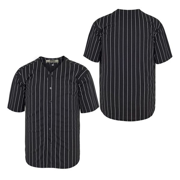 Uhvolk Custom Baseball Jersey Button Down Shirts Personnalisez le nom et le numéro cousus pour les hommes Fans Tops