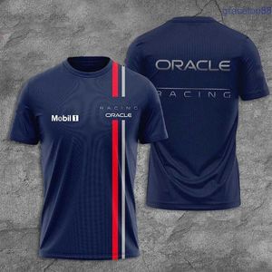 Uika T-shirts pour hommes Oracle F1 T-shirt pour hommes et femmes Rouge Animal imprimé en 3D Sport décontracté Haut à col rond Garçons Survêtement respirant à séchage rapide