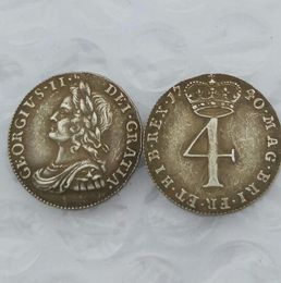 Reino Unido 1740 4 Pence - George II Maundy Coinage Envío gratis