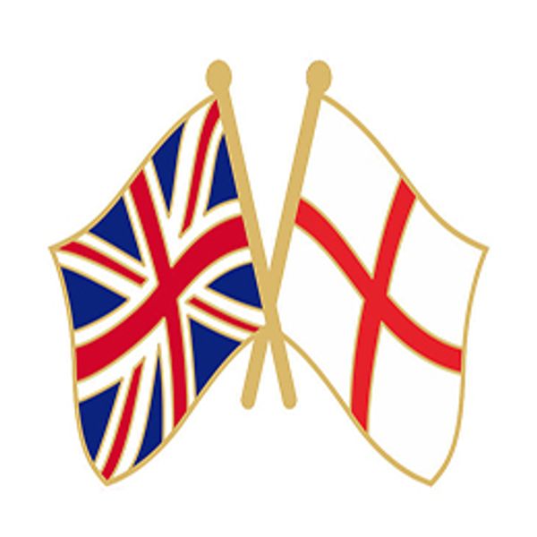 UK England Friendship Pin 100pcs beaucoup Livraison gratuite