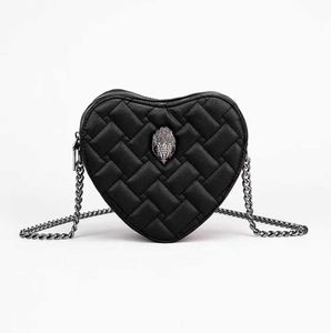 Reino Unido Luxury Kurt Geiger Heagle Heagle Rainbow Rainbow Contraste en forma de corazón Bolsa Bolsas de pájaro empalmado de pájaros transfronterizos de estilo extranjero