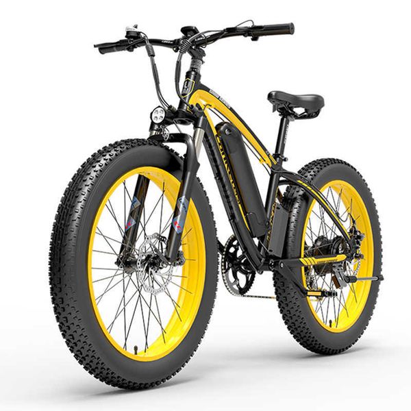 Stock britannique LANKELEISI 48 V 1000 W xf4000 vélo électrique 26 pouces 4.0 VTT électrique gros pneu Ebike avec batterie 16Ah