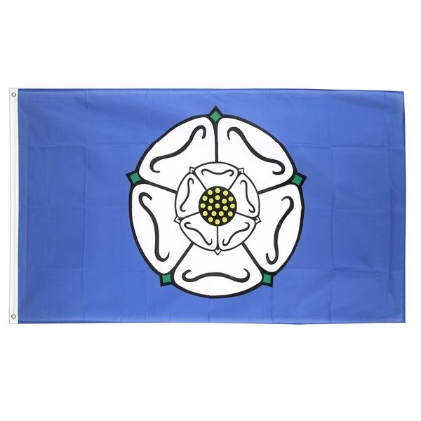 Drapeau britannique du Yorkshire, 90x150cm, Style personnalisé, drapeaux de l'état britannique, 3x5 pieds, en Polyester imprimé, nouveau volant suspendu, utilisation intérieure et extérieure