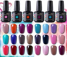 Ukiyo 15ml vernis Gel de couleur Pure tremper le vernis à ongles Gel pour manucure Gellak vernis hybride Semi Permanent vernis émail Nails5825689