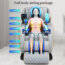 UKLife Home Office Full Corps 4d Airbag chauffant Zero Gravity Electric Multifonctional Massage Chairs Massage Sofa Sofa Touch Screen