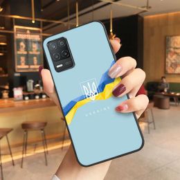 Ukraine Flag Passport Téléphone Case pour OPPO REALME GT 2 PRO X2 PRO XT C25S 8 7 6 PRO 6I GT MASTER C3 C21 C21Y C11 X3 Superzoom