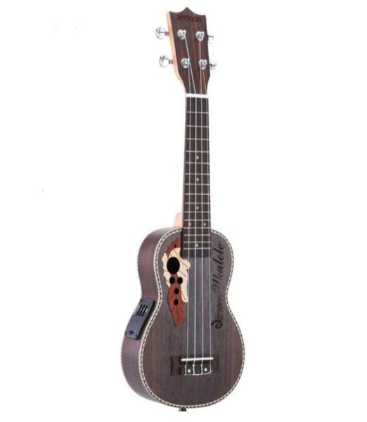 Ukulélé 21quot acoustique Ukelele épicéa ukulélé 4 cordes guitare Guitarra Instrument avec micro EQ intégré 8263223