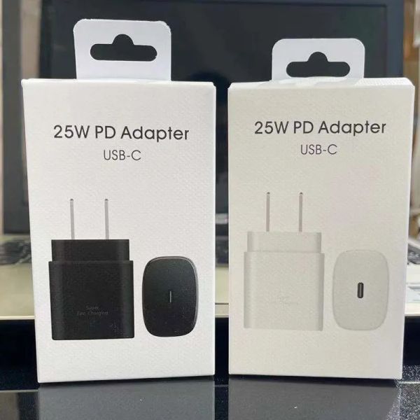 UL EE. UU./UE/Reino Unido enchufe tipo c cargador de pared USB C para cargadores Samsung PD 25W Galaxy S22/S23 Ultra/ Note10/Note 10 Plus TA800