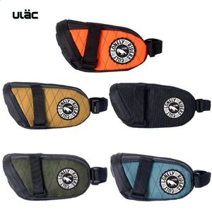 ULAC sac de siège de cyclisme 06113L multicolore selle de vélo étanche vtt outils de réparation de vélo de route accessoires de paquet de queue 240312