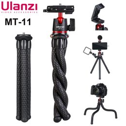 Ulanzi MT-11 Flexibel Statief Voor Telefoon DSLR Camera Stand Met Afstandsbediening Mini Octopus Benen Voor Houder 240306
