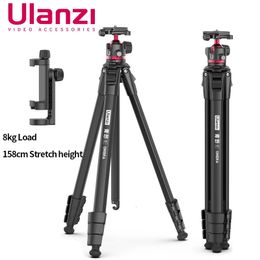 Ulanzi OMBRA Reisstatief Aluminium Metaal Buiten Smartphone DSLR Camera Statief Monopod W Arca Swiss Plaat Balhoofd 240306