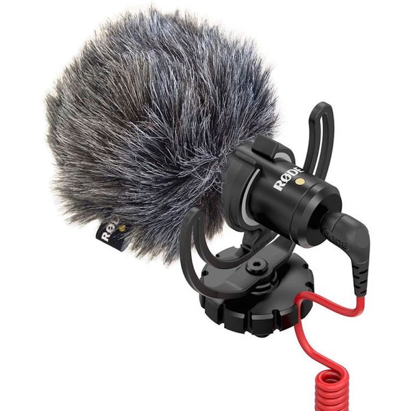 Ulanzi Original Rode VideoMicro sur caméra Microphone pour Canon Nikon Lumix Sony Smartphones Free Windshield Muff/Adapter Cable