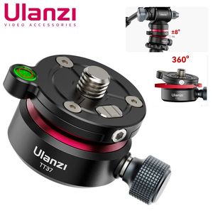 Ulanzi TT37 Mini Base de nivellement d'angle Support de rotule U-190 tête de trépied avec conception de verrouillage 38 à 14 pièces de trépied de trou de vis 240322