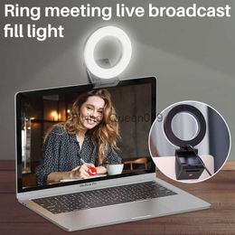 Ulanzi VIJIM CL07 4 '' Selfie Ring Light Webcam Light pour iPad tablette ordinateur portable PC vidéo conférence lumière avec 1/4 '' Clip de montage de base HKD230828