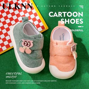 ULKNN Bébé Chaussures Filles Garçons 2020 Printemps Automne Non-Slip Mignon Dessin Animé Toile Toddler Chaussures Premiers Marcheurs 0-3 Ans LJ201104