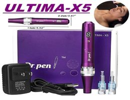 Ultima X5 Dr Pen sans fil Filaire Électrique derma stylo Auto Microneedle Dermapen avec écran LED Longueur d'aiguille réglable 025mm25mm2343819