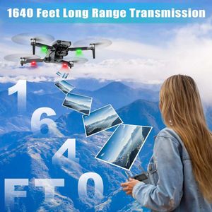 Drone ultime avec caméra 4K pour adultes - Transmission vidéo à longue portée, 3, 6 minutes Temps de vol, Auto Me, Circle Fly, Waypoint Fonction