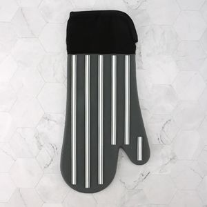 Gants de four à double couche ultime pour la cuisson et l'utilisation des micro-ondes offrent une protection et une flexibilité maximales avec du silicone et du coton