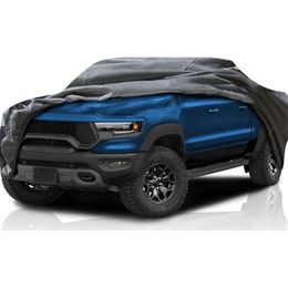 Protección definitiva para su cabina de tripulación 2021-2024 Ram 1500 TRX: Cubierta de automóvil de camión completa de 5 capas: todo clima, transpirable, protector contra polvo de rasguño