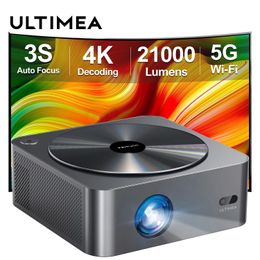 Projecteur ULTIMEA Full HD 1080P 5G WiFi LED 4K film vidéo intelligent PK DLP cinéma maison Bluetooth 231018