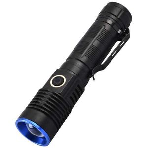 Mini lampe de poche ultra lumineuse torche puissante lampe de poche magnétique LED rechargeable avec pince à stylo lampes de travail de poche lampe d'urgence longue durée Penlight Alkingline