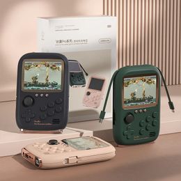 Ultra Clear 3,2 inch kleurendisplay Handheld Game Console Power Bank kan worden aangesloten op een tv Childhood Arcade Games 240410