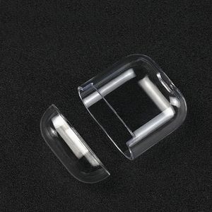 Coque arrière rigide en PC transparent ultra transparent pour AirPods 2 et 1