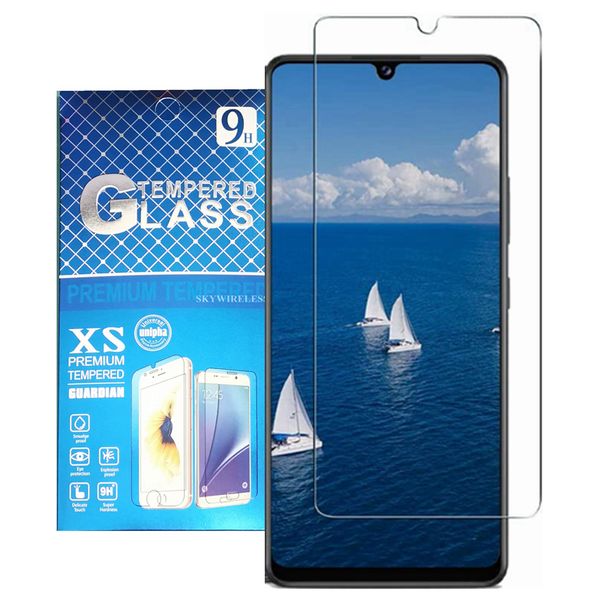 Protecteurs d'écran ultra clairs pour Samsung Galaxy A73 A33 A72 5G A52 A42 A32 A22 A02s A04s A21 A71 A51 iPhone 12 Mini Pro XS Max 4G Dureté 9H Verre trempé transparent